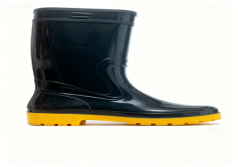 男女通用基礎亮面雨鞋